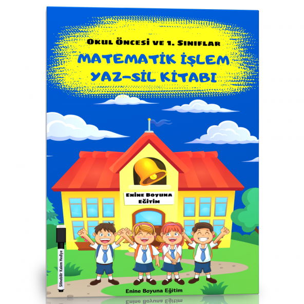 Okul Öncesi ve 1. Sınıflar İçin Matematik İşlem YAZ-SİL Kitabı ürün görseli 1
