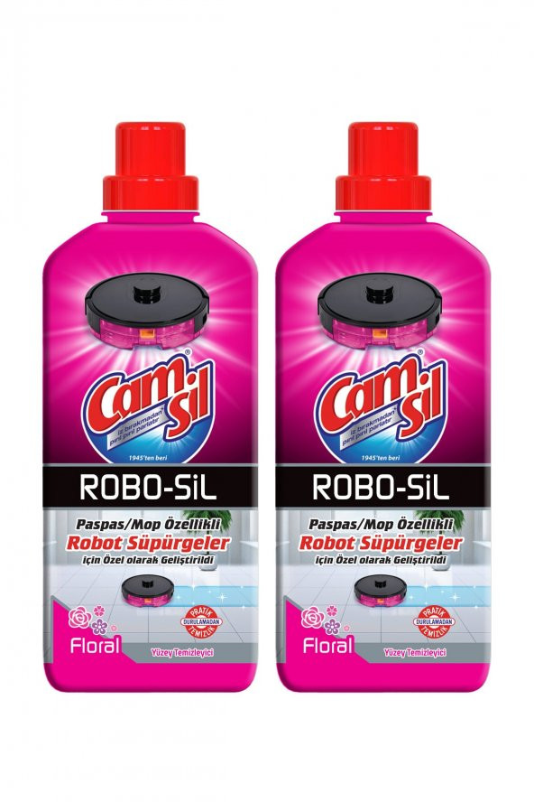 Camsil Robo-Sil Yüzey Temizleyici Floral 900 ml 2'li ürün görseli 1