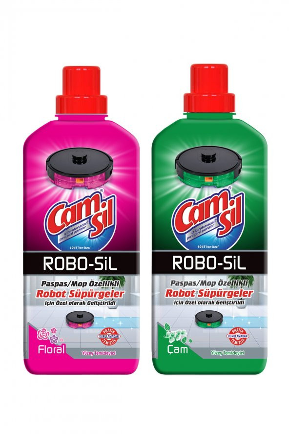 Camsil Robo-Sil Yüzey Temizleyici Çam & Floral 900 ml + 900 ml ürün görseli 1