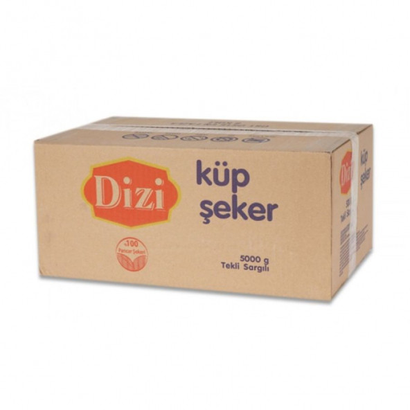 DİZİ TEK SARGILI KÜP ŞEKER 5000 GR ürün görseli 1