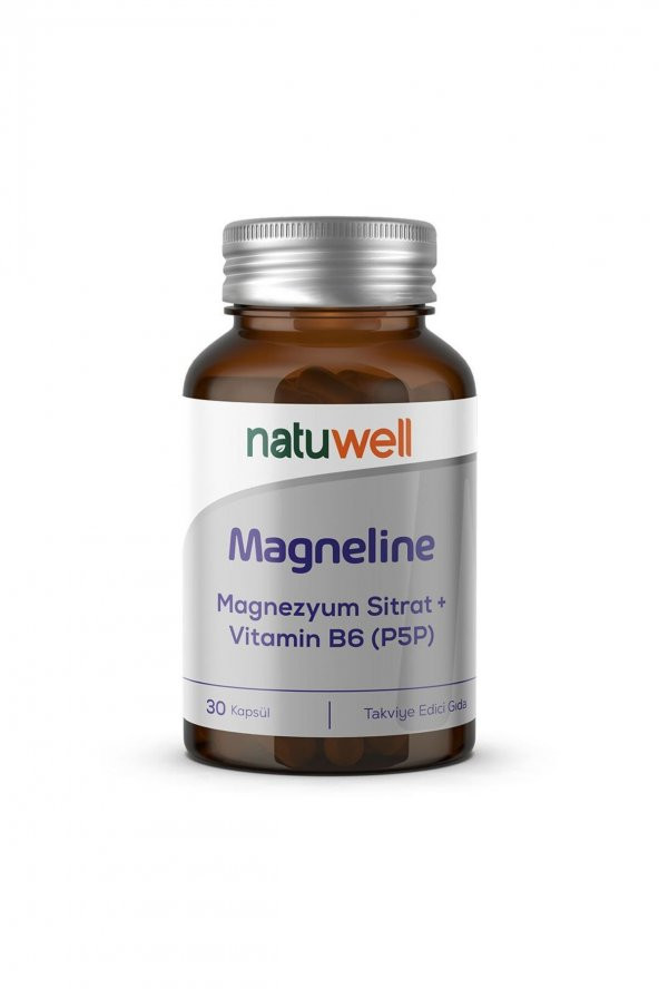 Magneline Magnezyum Sitrat + P5P 30 Kapsül ürün görseli 1
