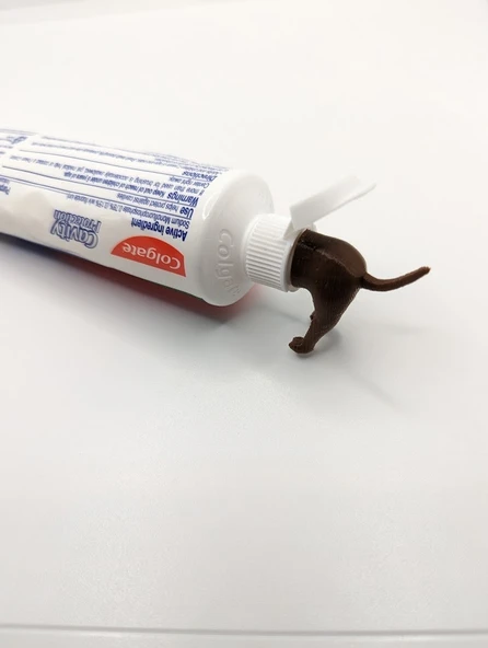 Köpek Poposu Diş Macunu Sıkacağı Kafası ürün görseli 1
