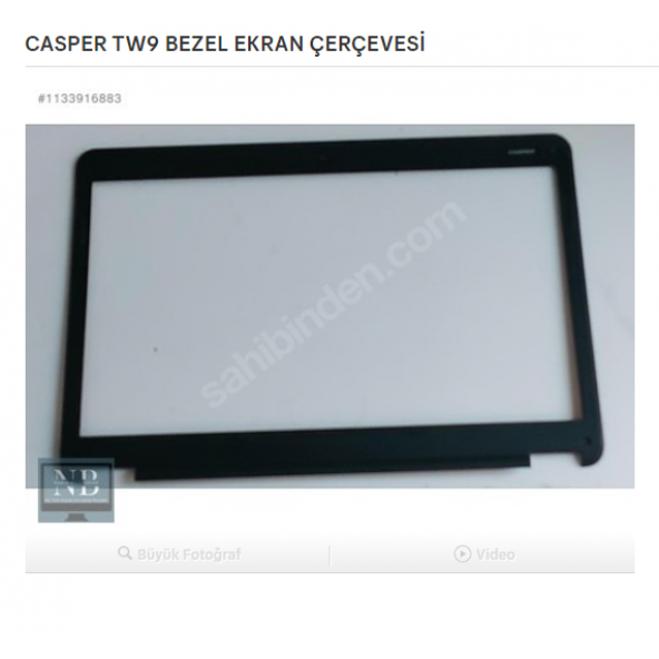 CASPER TW9 BEZEL EKRAN ÇERÇEVESİ ürün görseli 1