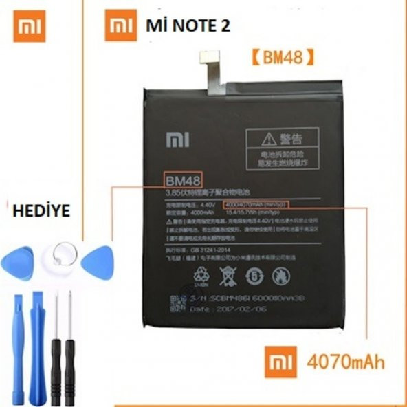 Xiaomi Mi Note 2 Pil Batarya Bm48 ve Tamir Seti ürün görseli 1