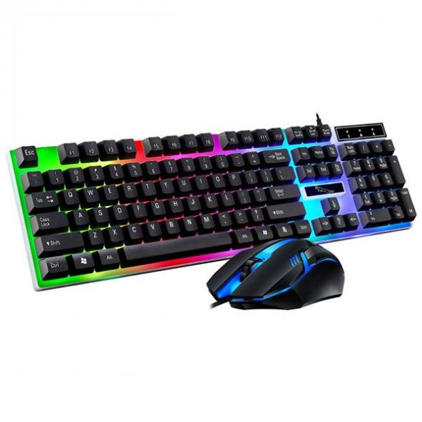 Ally G21b Led Işıklı Oyuncu Klavye Mouse Seti ürün görseli 1