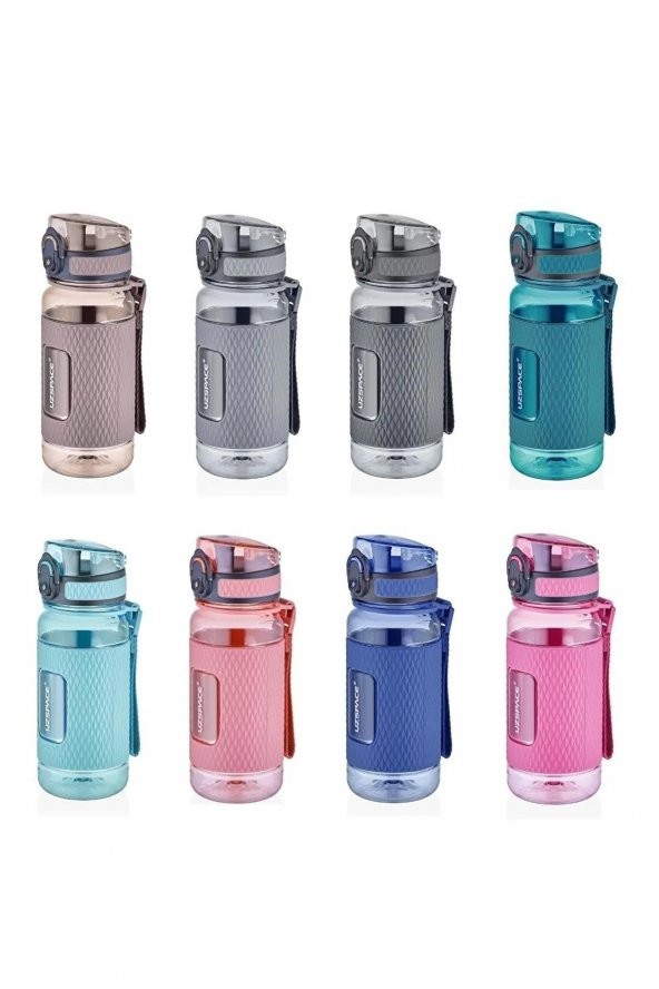 Uzspace Matara Tritan/ Bpa Free 400 ML Suluk (Karışık Renk 1 Adet) ürün görseli 1