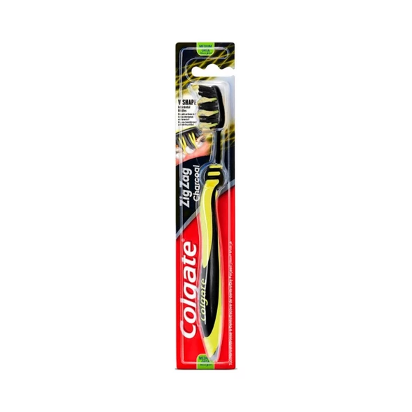 Colgate Zig Zag Charcoal Orta Diş Fırçası ürün görseli 1