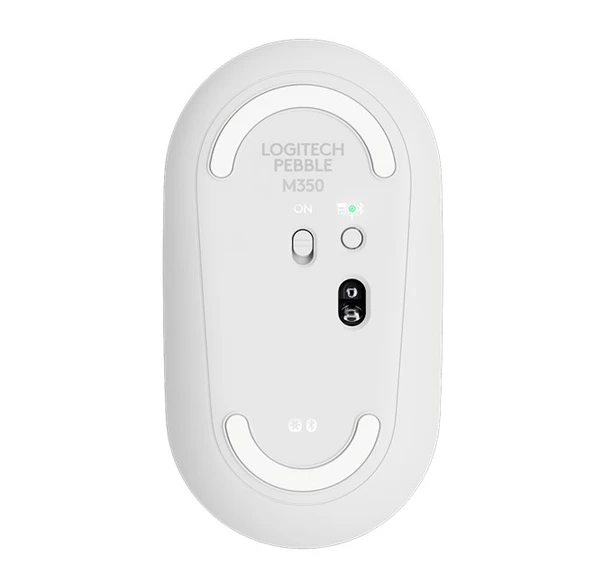 Logitech M350s Pebble 2 Bluetooth Mouse Beyaz - Resim 3
