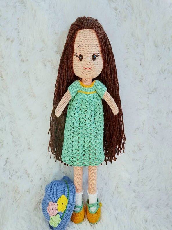 amigurumi organik oyuncak bebek ürün görseli 1