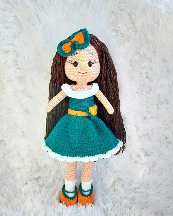 amigurumi organik oyuncak bebek ürün görseli 1