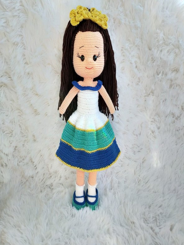 amigurumi organik oyuncak bebek ürün görseli 1