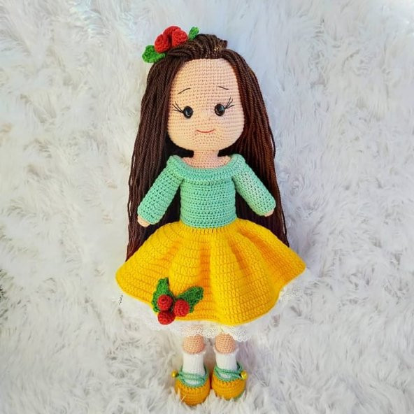 amigurumi organik oyuncak bebek ürün görseli 1
