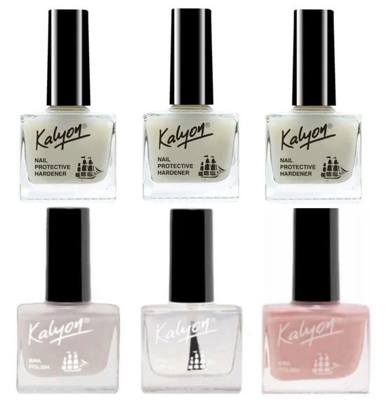 Kalyon Tırnak Sertleştirici 3 Adet+Kalyon French Set(200-202-205) ürün görseli 1