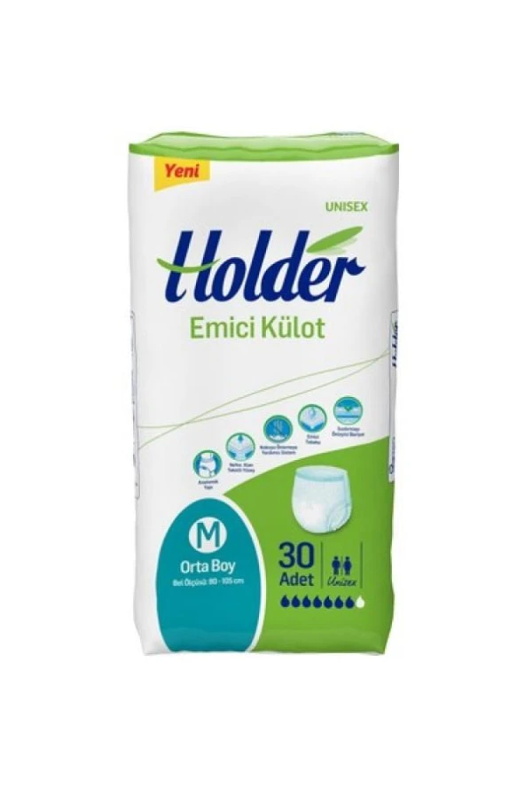 Holder Orta Boy 30 Adet Emici Külot Hasta Bezi ürün görseli 1