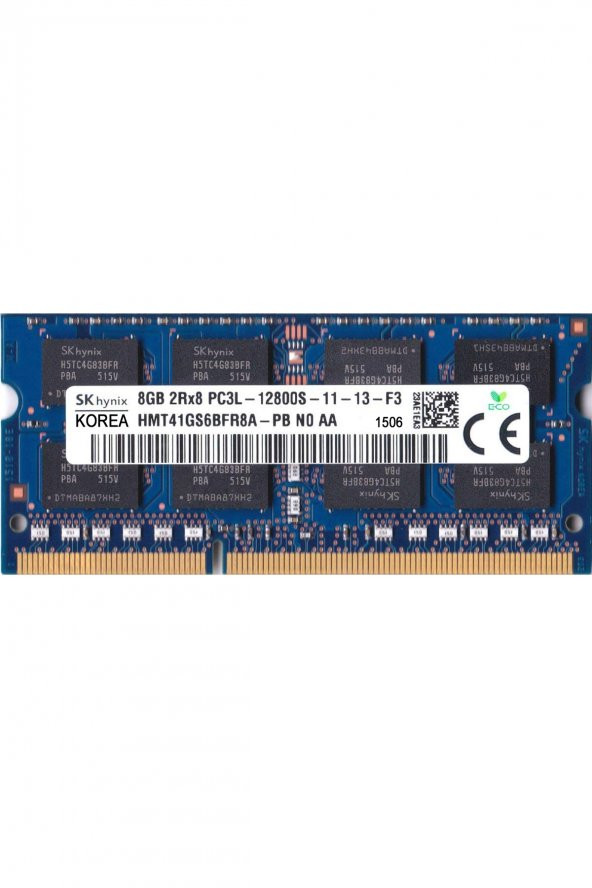 Hynix Sk 8gb Ddr3 1600mhz Laptop Notebook Ram Hmt41gu7afr8c ürün görseli 1