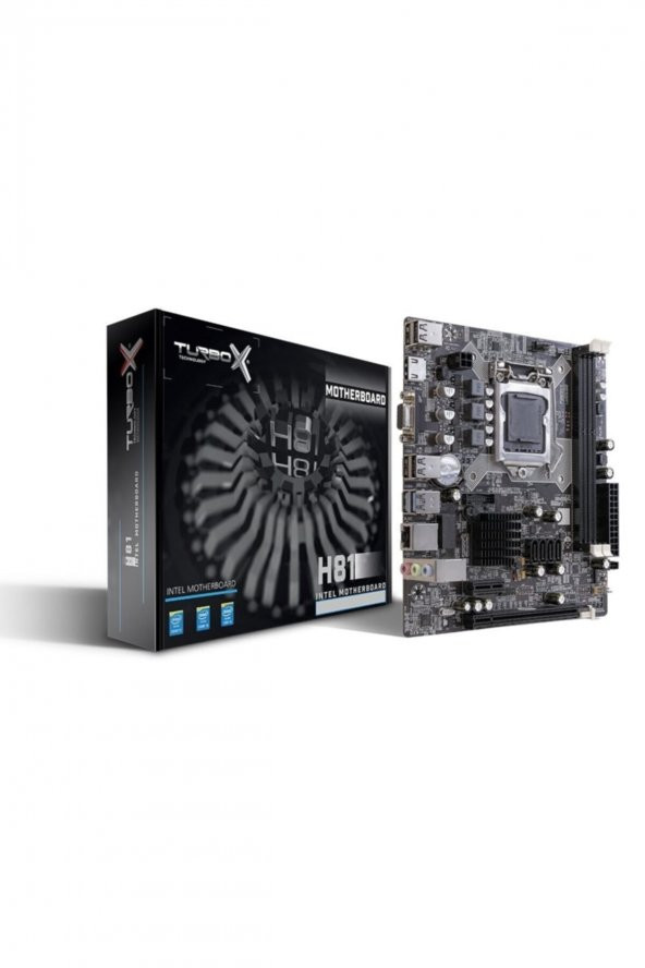 H81 Intel H81 Uyumlu 1600 Mhz Ddr3 Soket 1150 Matx Anakart ürün görseli 1