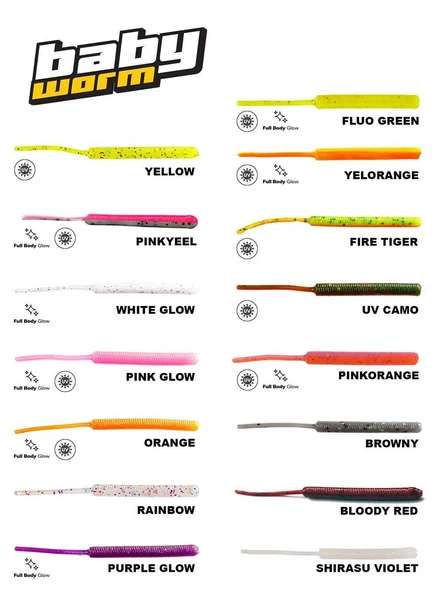 Fujin Baby Worm 5.2 cm Floating LRF Silikonu - Resim 2