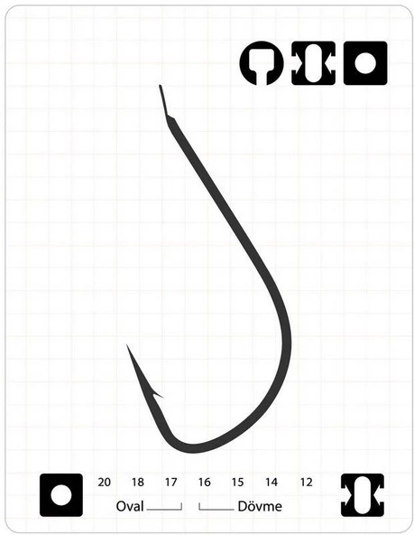 Fudo 1201 Sode Black Nikel İğne ürün görseli 1