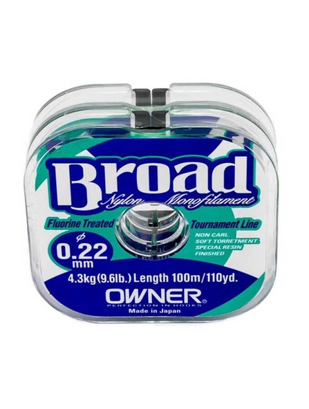 Owner Broad Monofilament Misina 100m ürün görseli 1