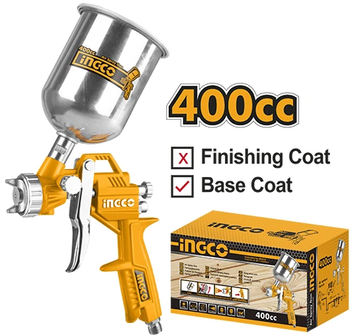 İngco Havalı Boya Tabancası 400cc Ing-asg4041 ürün görseli 1