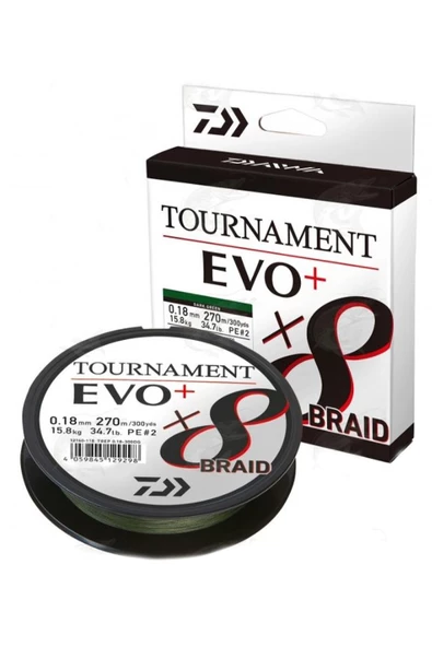 Daiwa Tournament 8B EVO+ Dark Green 135m İp Misina ürün görseli 1