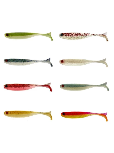 Mustad Mezashi Keel Tail Minnow 9cm Silikon Yem 6 Adet ürün görseli 1