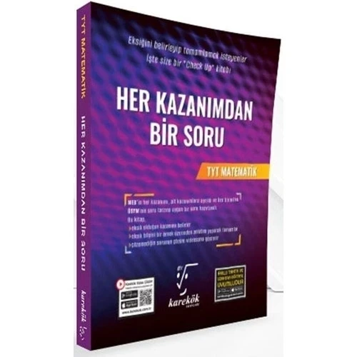 KAREKÖK TYT MATEMATİK HER KAZANIMDAN BİR SORU ürün görseli 1