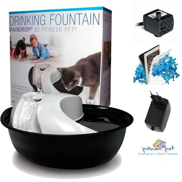 Pioneer Pet Kedi Köpek İçin Devirdaimli Otomatik Suluk 60 oz 1,77 lt ürün görseli 1