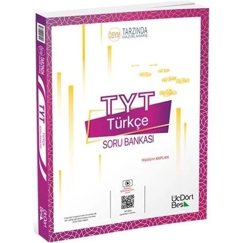 TYT TÜRKÇE SORU BANKASI   ÜÇDÖRTBEŞ ürün görseli 1