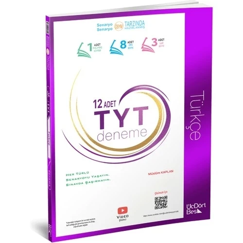 Tyt Türkçe 12 Deneme Üç Dört Beş ürün görseli 1