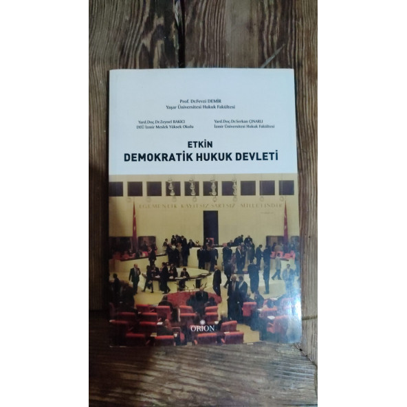 ETKİN DEMOKRATİK HUKUK DEVLETİ  ... FEYZİ DEMİR ürün görseli 1
