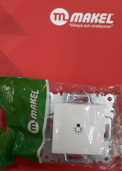 Makel lıllıum Beyaz lıght Yaylı Buton - Çerçevesiz ürün görseli 1