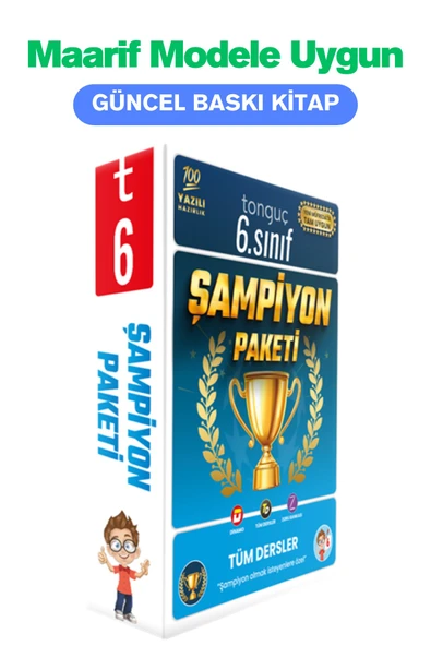 6. Sınıf Şampiyon Paketi - Tonguç Akademi ürün görseli 1