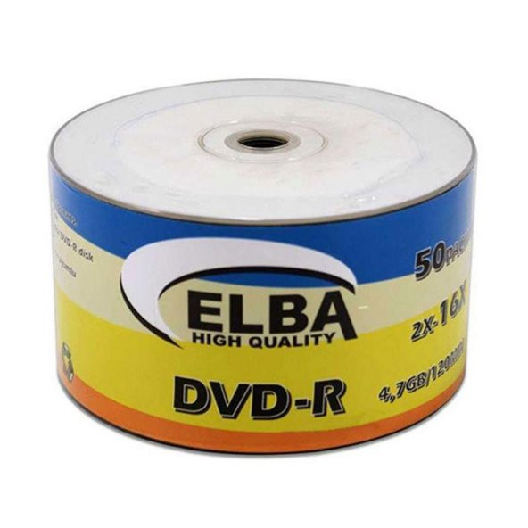 ELBA DVD-R 4.7Gb/120Min 16x 50Li ürün görseli 1