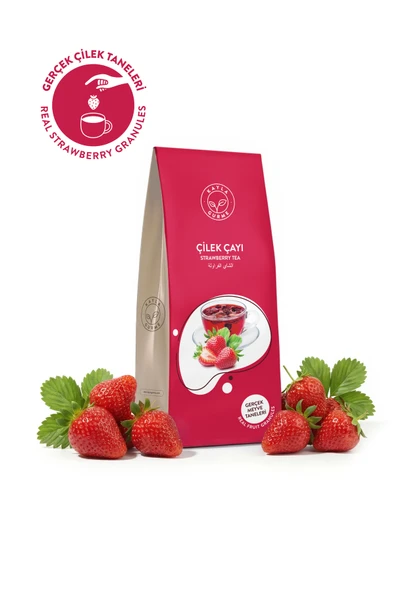 Kayla Gurme Çilek Çayı - Gerçek Çilek Meyve Taneli Çay - 250 g ürün görseli 1