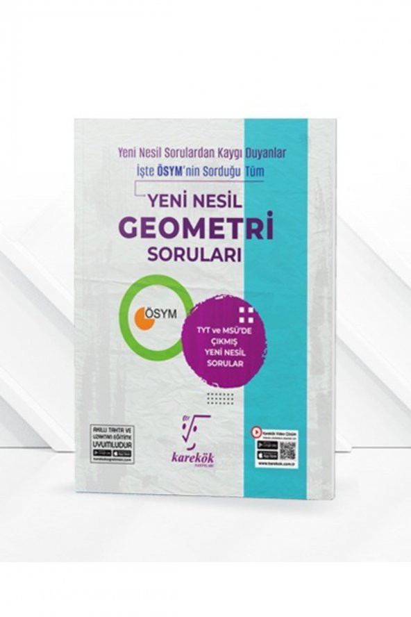 Karekök Tyt Geometri Yeni Nesil Soruları 2024 ürün görseli 1