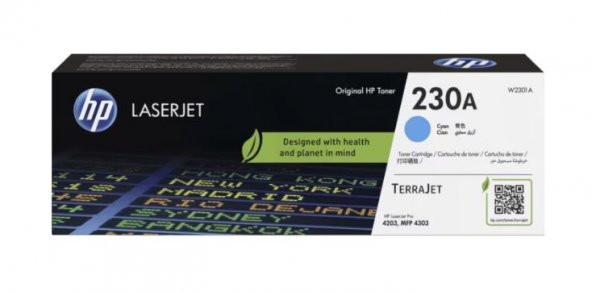 HP 230A Cyan Mavi 1.800 Sayfa Toner W2301A ürün görseli 1
