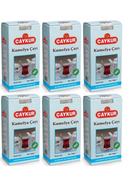 Çaykur Kamelya 500 gr 6lı Paket Dökme Çay ürün görseli 1