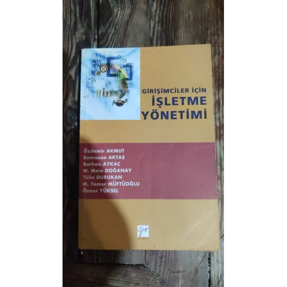 GİRİŞİMCİLER İÇİN İŞLETME YÖNETİMİ  ... ÖZDEMİR AKMUT ürün görseli 1