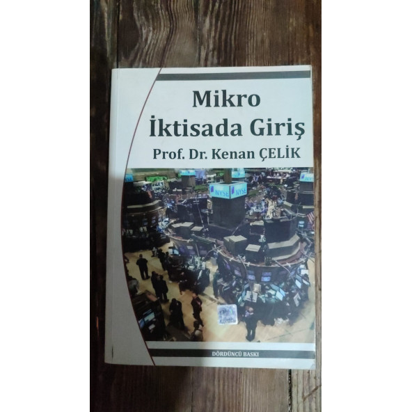 MİKRO İKTİSADA GİRİŞ .. KENAN ÇELİK ürün görseli 1