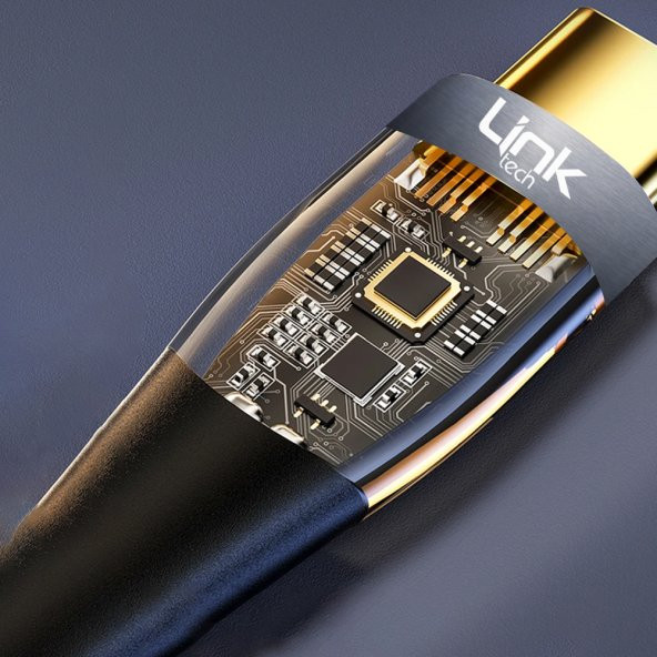 LinkTech K670 Safe Type-C - Type-C 60W 1.3m Örgü Şarj Kablosu - Resim 3