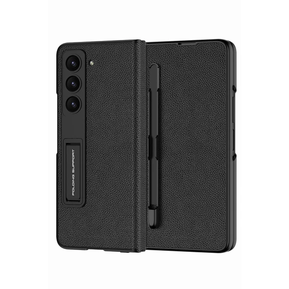 Galaxy Z Fold 5 Kılıf Kalem Bölmeli Droga Kapak ürün görseli 1