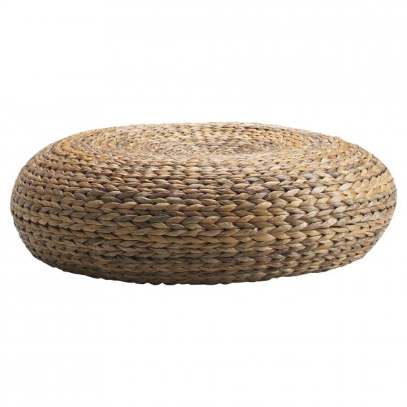 Rattan Muz Lifi Puf 60x18 cm Naturel MeridyenDukkan Ev Dekorasyon Puf El Dokuması ürün görseli 1