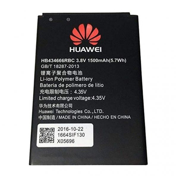 Huawei R216 Wifi Pil Batarya R 216 4G Pil Hb434666Rbc ürün görseli 1