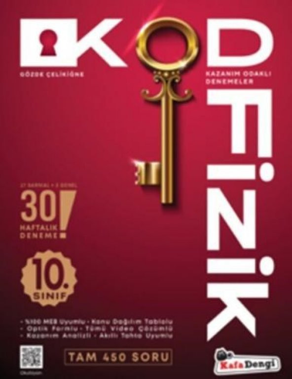 Kafa Dengi Yayınları 10. Sınıf Kod Fizik Kazanım Odaklı Denemeleri ürün görseli 1