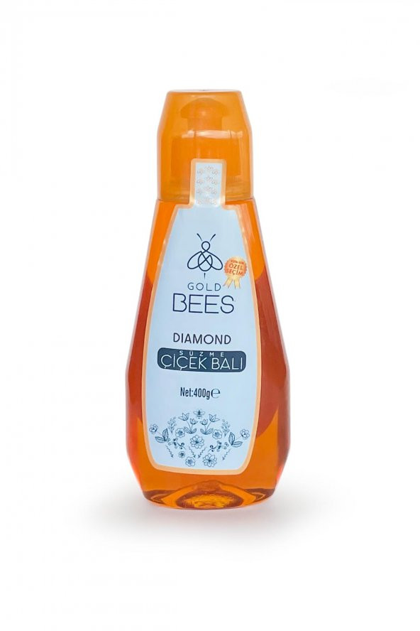 Gold Bees Diamond Süzme Çiçek Balı 400GR ürün görseli 1