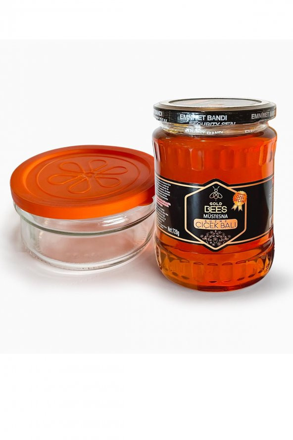 GoldBees Müstesna Süzme Çiçek Balı Hediyeli 720GR ürün görseli 1