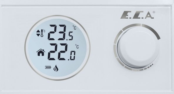 ECA Kablosuz Oda Termostatı Poly 100 W 7006903003 ürün görseli 1