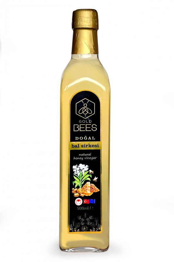 Gold Bees Bal Sirkesi 500ML ürün görseli 1