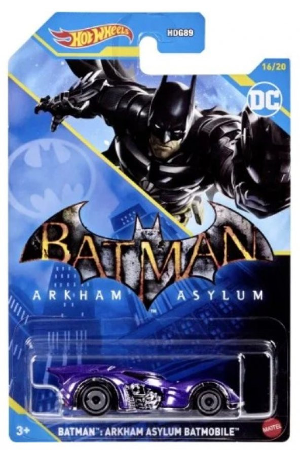 Hot Wheels Arkham Asylum Batmobile - HLK70 ürün görseli 1